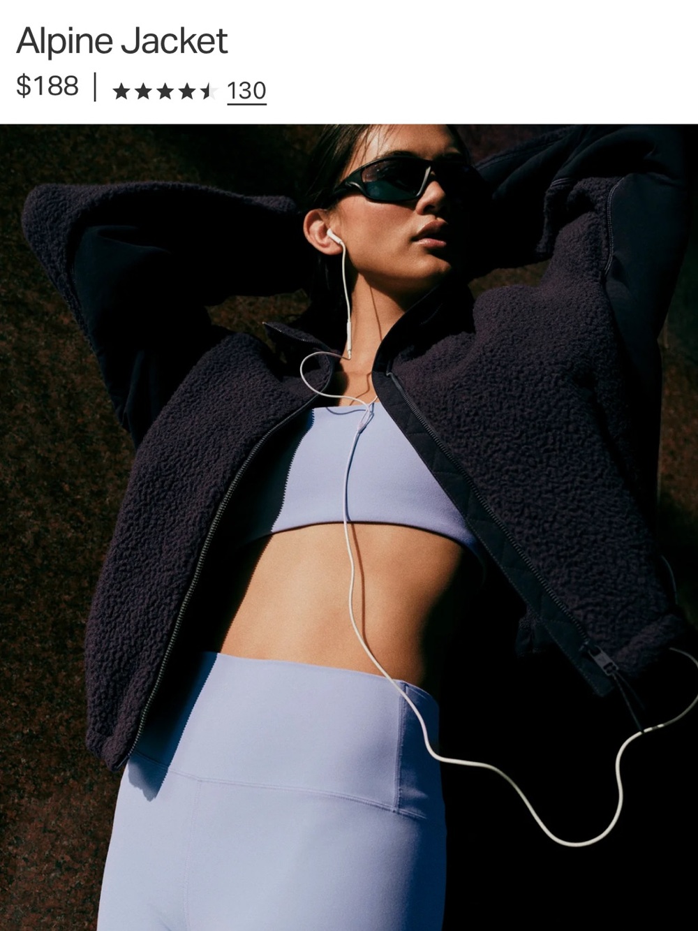 Vuori Black Alpine Jacket